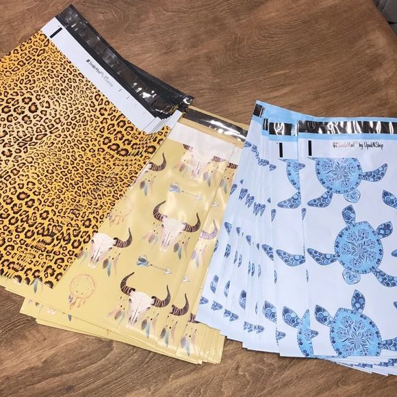 30 leopard print, skulls + turtle polymailers - Picture 4 of 6